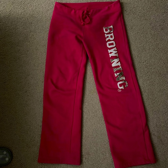 Pink browning sweatpants - Picture 1 of 3